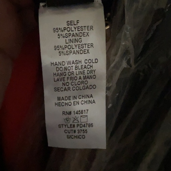 Windsor V-neck Sleeveless Velvet Bodycon Dress size Small - Picture 7 of 7